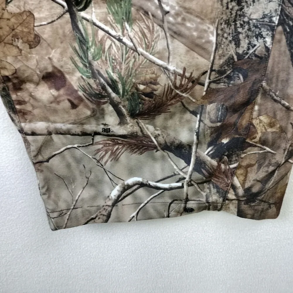 Mad Dog Camouflage Pants Mens 2XL Hunting Realtree Camo Mesh Lined Elastic Waist